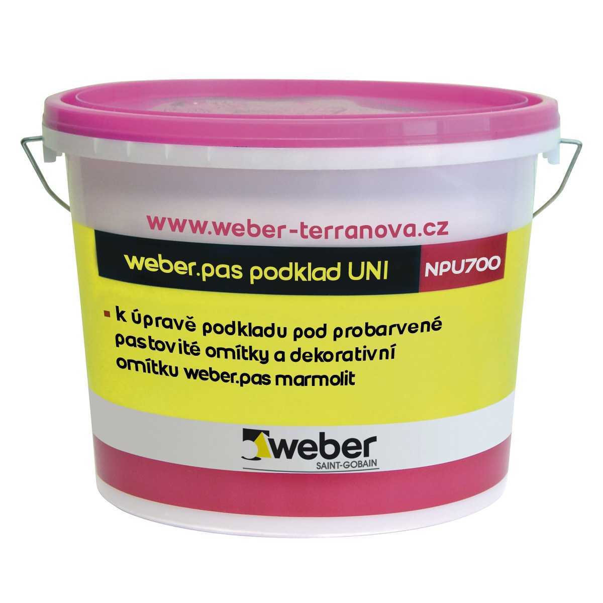 Penetrace weberpas podklad UNI MAR hnědá 1 kg SAINT-GOBAIN