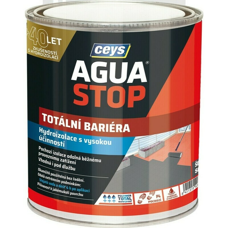 Hydroizolace Ceys AGUA STOP totální bariéra 1 kg