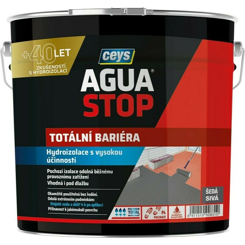 Hydroizolace Ceys AGUA STOP totální bariéra 4 kg