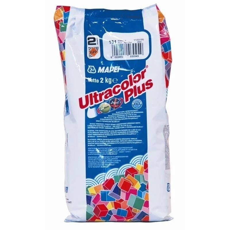 Hmota spárovací Mapei Ultracolor Plus 103 měsíční bílá 2 kg