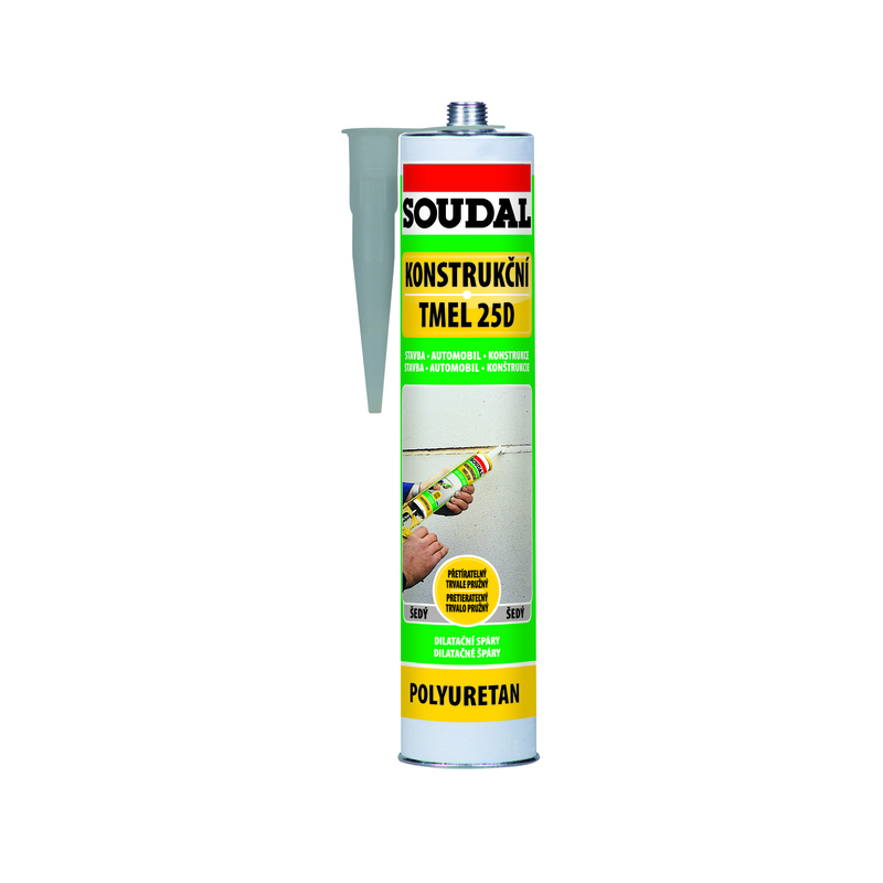 Tmel konstrukční Soudal 25D šedý 280 ml Soudal