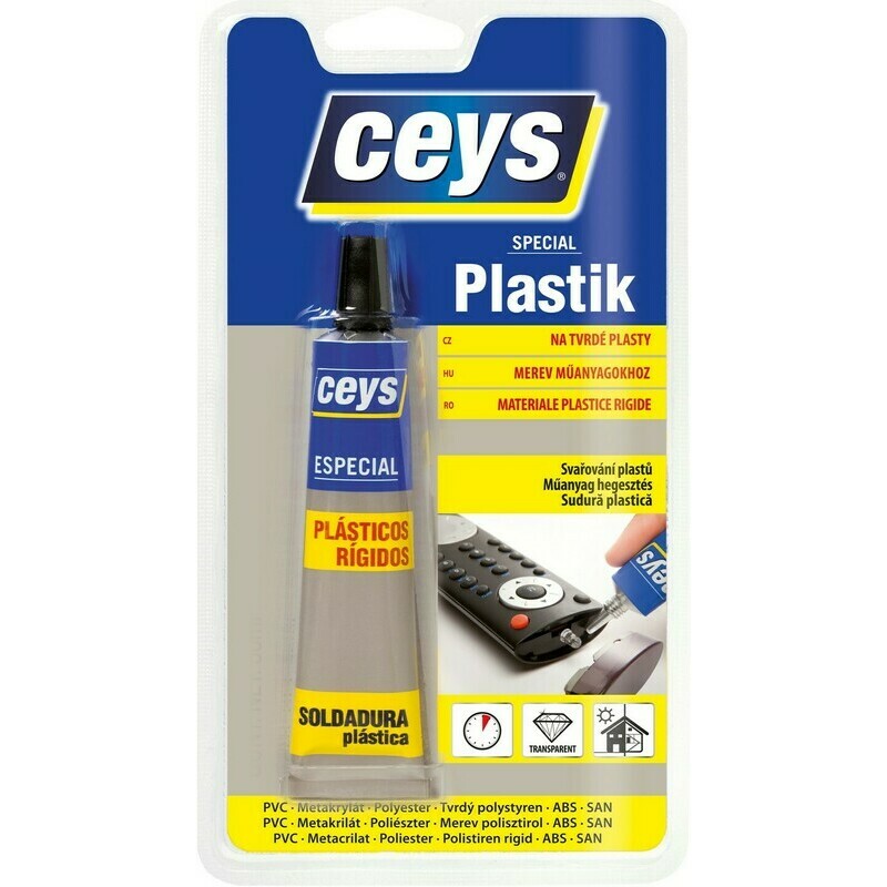 Lepidlo na tvrdé plasty Ceys SPECIAL PLASTIK 30 ml