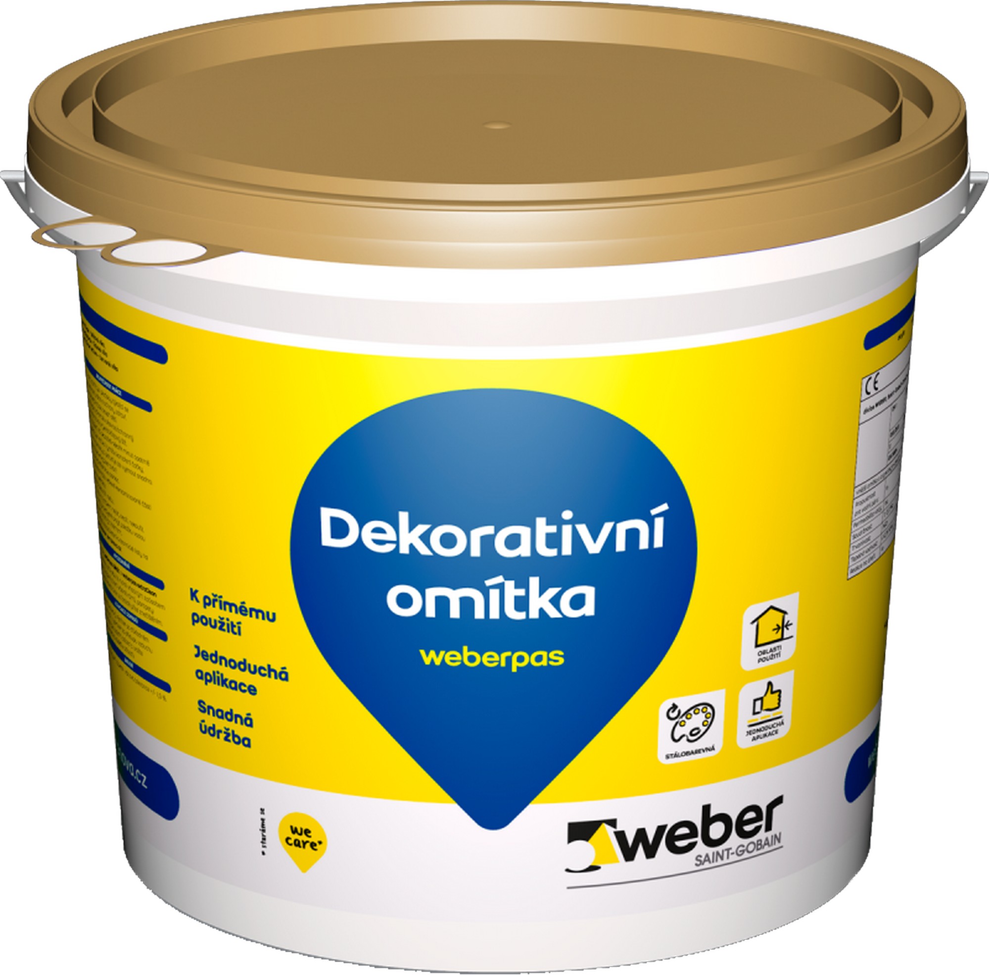 Omítka mozaiková weberpas design sand OJJG 20 kg weber