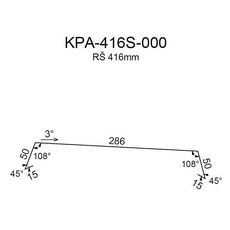 Atikový plech RS416S SP25 RAL7035 0
