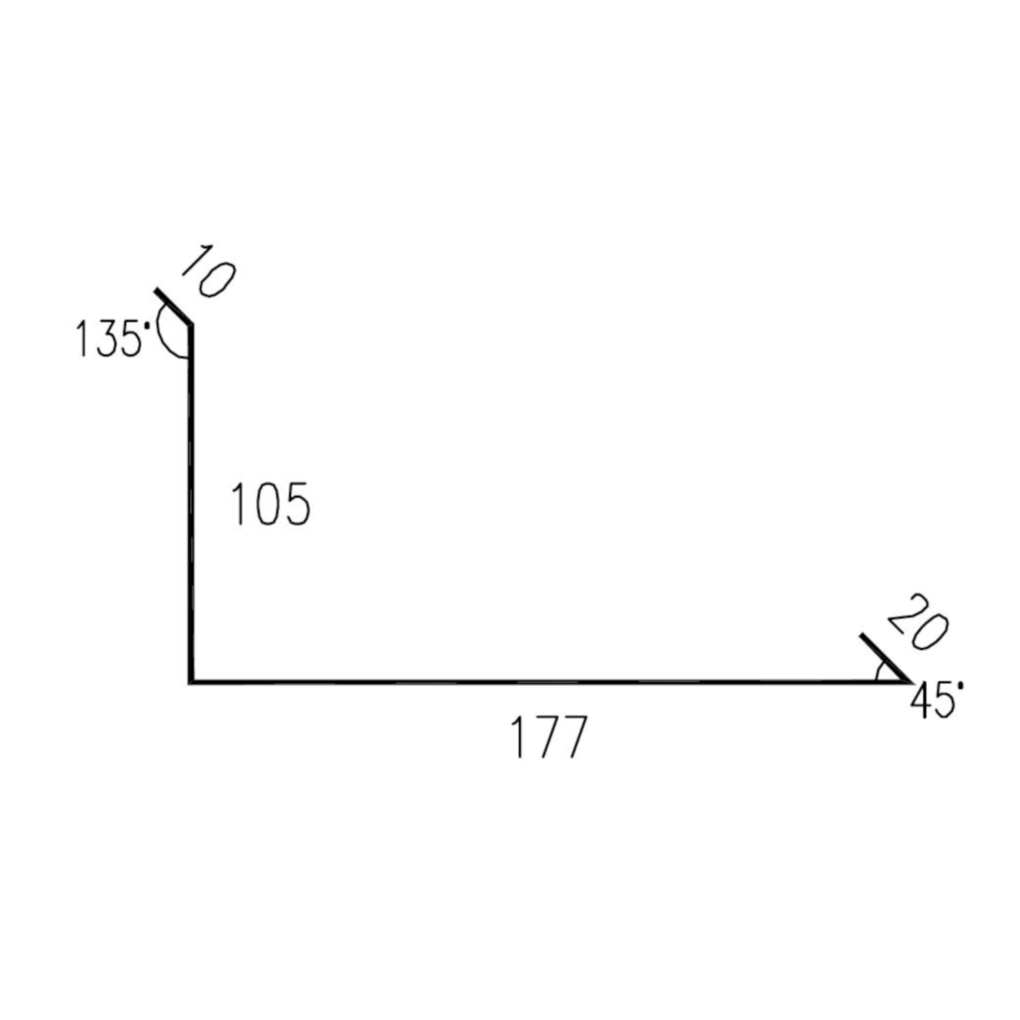 Lemování ke stěně RS312B SP25 RAL3005 0