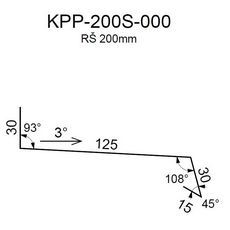 Ohýbaný lakovaný parapet RS200S-30 SP25 2R036 0