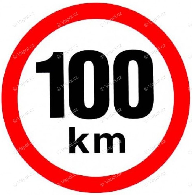 Samolepka reflexní Vapol 100 km/h Vapol