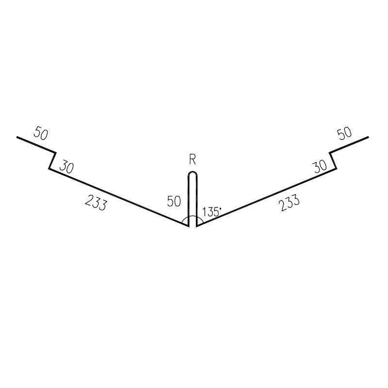 Úžlabí RS725V-135-30 SP35 2M15A 0