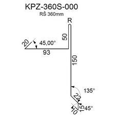 Závětrná lišta RS360SS SP35 2V16A 0