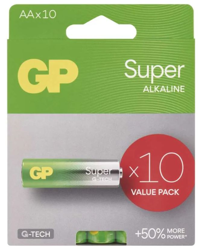 Baterie GP Super Alkaline AA 10 ks GP