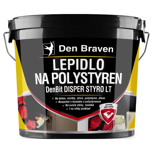 Lepidlo na polystyren DenBit DISPER STYRO LT 10 kg DEN BRAVEN