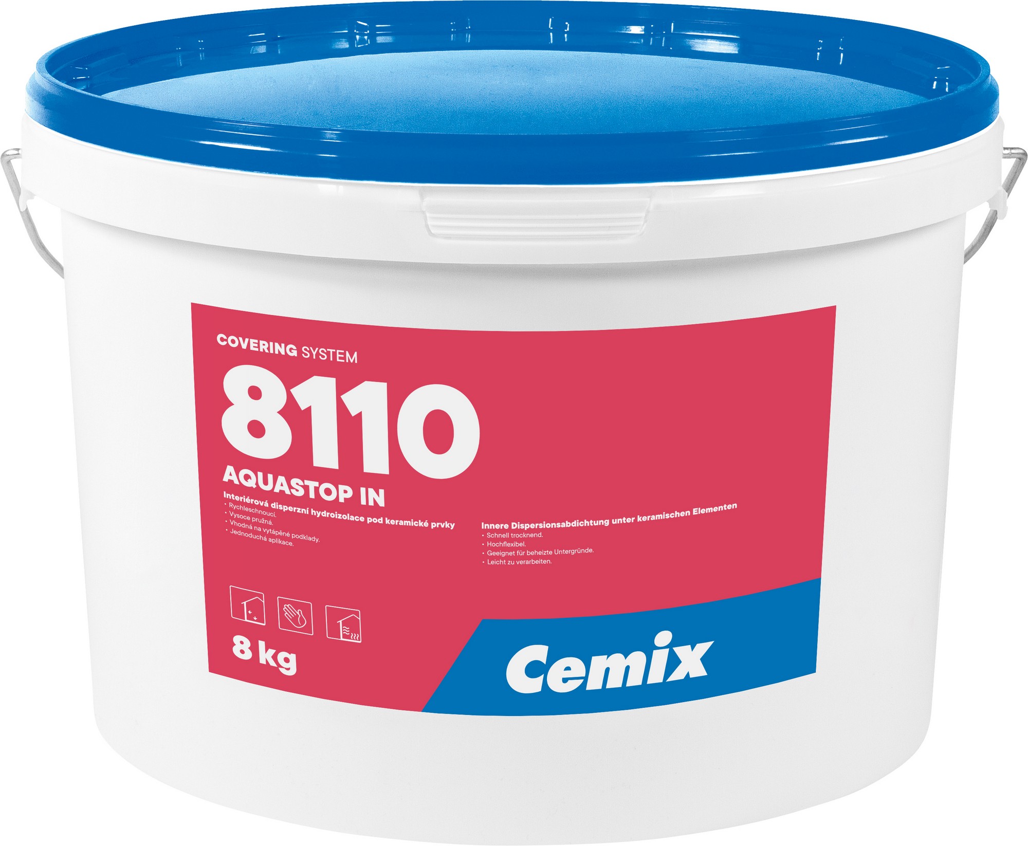 Stěrka hydroizolační Cemix 8110 AQUASTOP IN 8 kg Cemix