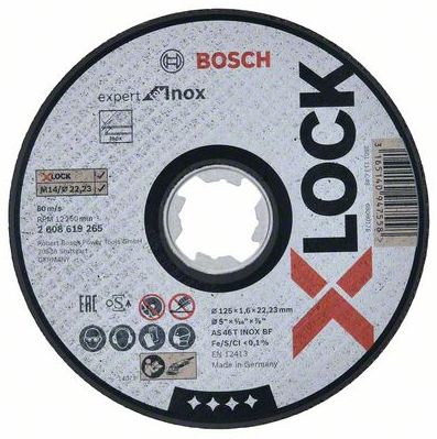 Kotouč řezný Bosch Expert for Inox X-LOCK 125×1