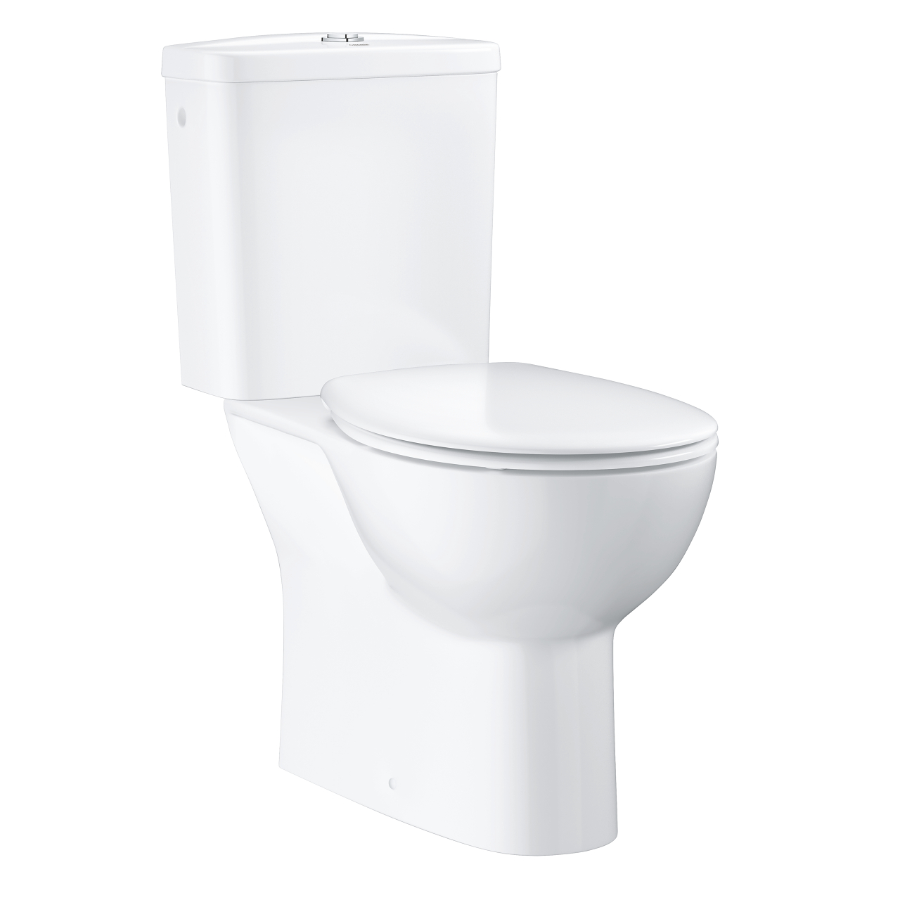 WC kombinované Grohe Bau Ceramic svislý odpad Rimless včetně sedátka GROHE