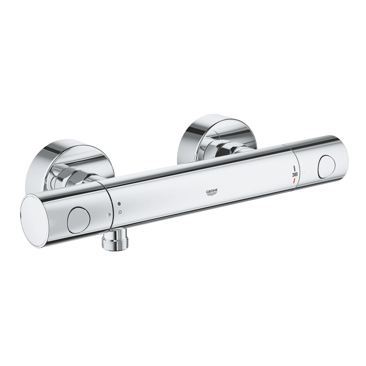 Baterie sprchová termostatická Grohe Grohtherm 800 Cosmopolitan 150 mm chrom bez přepínače 34765000 GROHE