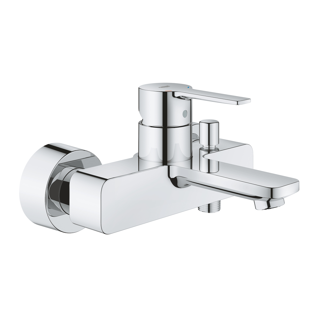 Baterie vanová nástěnná Grohe Lineare 150 mm chrom s přepínačem 33849001 GROHE