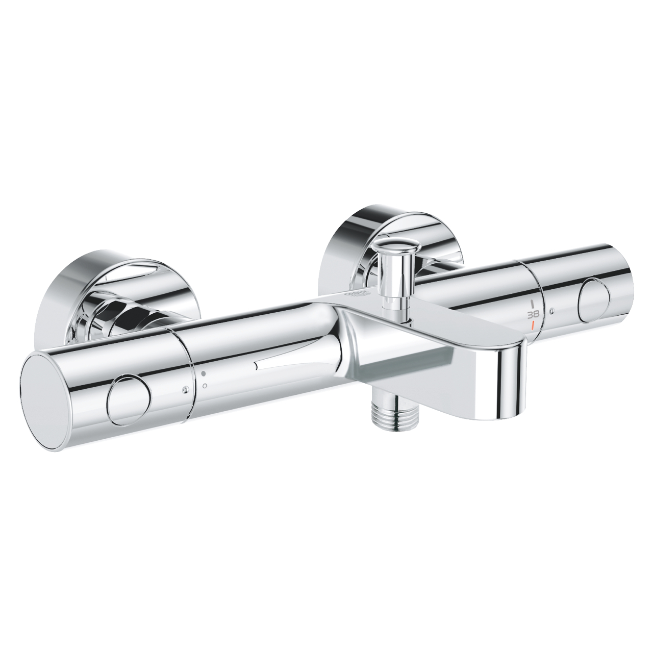 Baterie vanová termostatická Grohe Grohtherm 800 Cosmopolitan chrom s přepínačem 34766000 GROHE