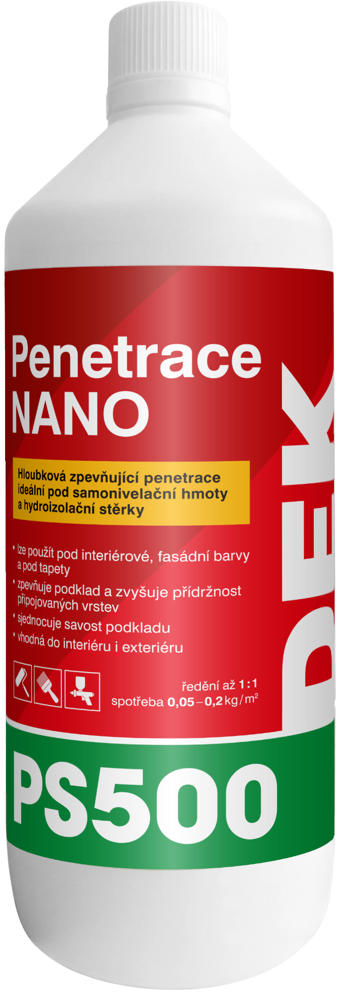 Penetrace stavební DEK NANO PS500 1 kg DEK