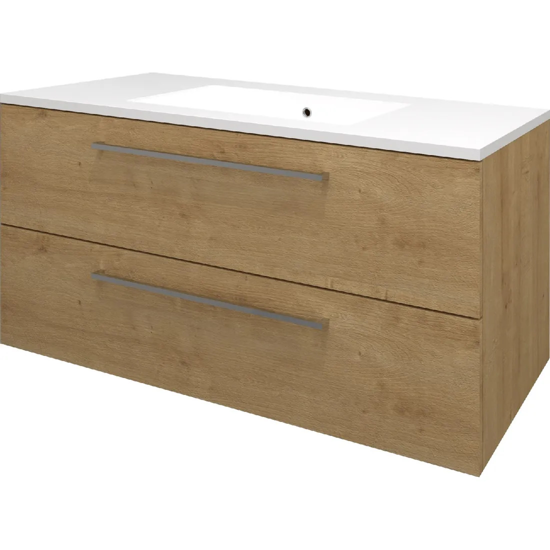 Skříňka s umyvadlem EBS Pure Slim 1 010×550×460 mm dub Arlington PURESL101DA