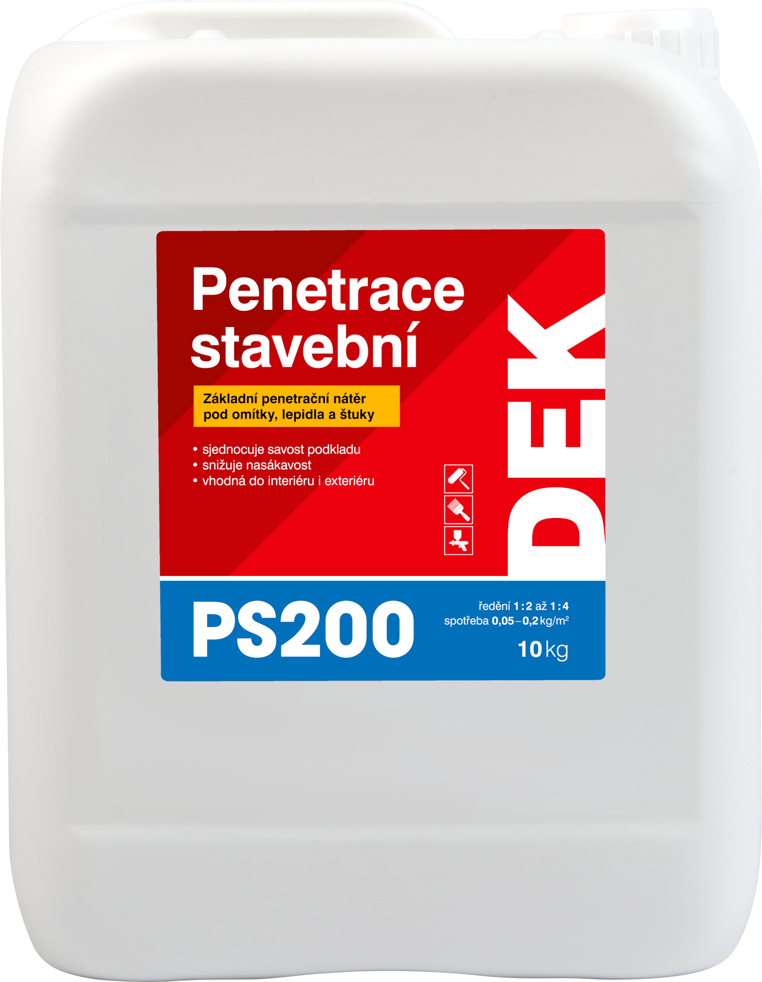 Penetrace stavební DEK PS200 10 kg DEK