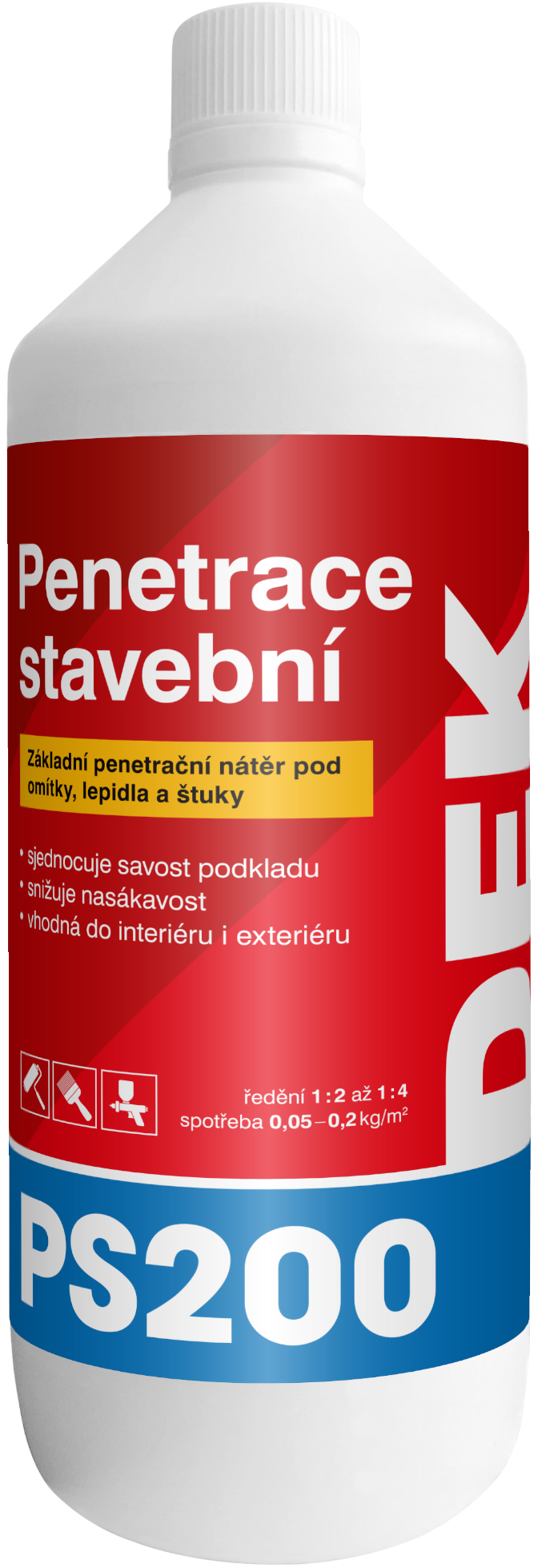 Penetrace stavební DEK PS200 1 kg DEK