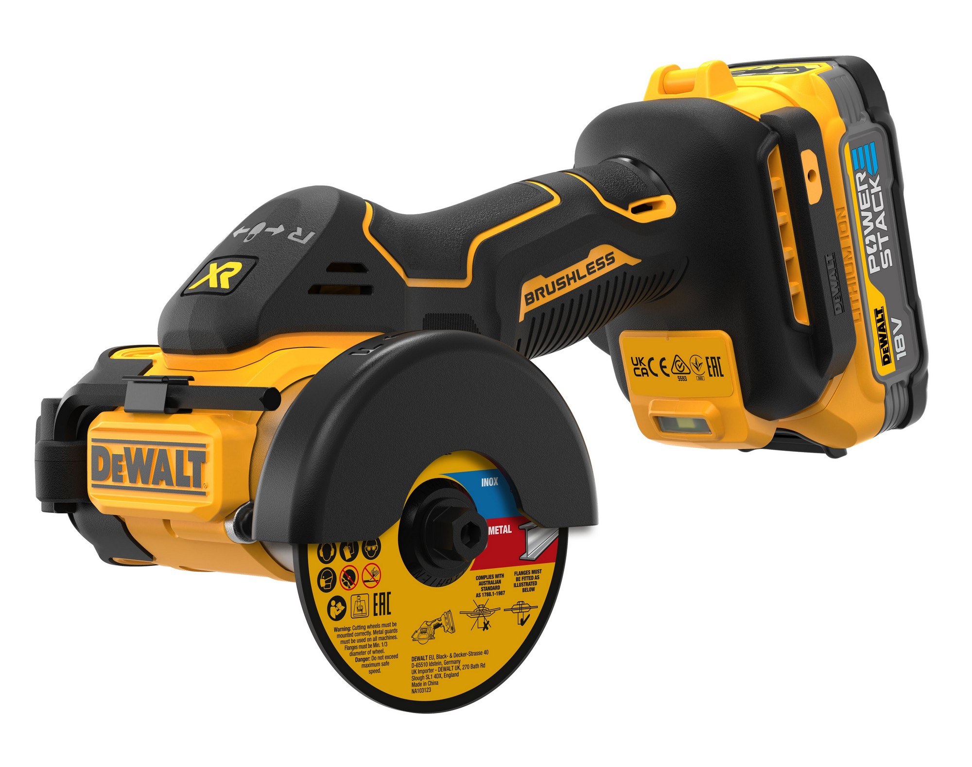 Pila rozbrušovací AKU DeWALT DCS438E2T DeWALT