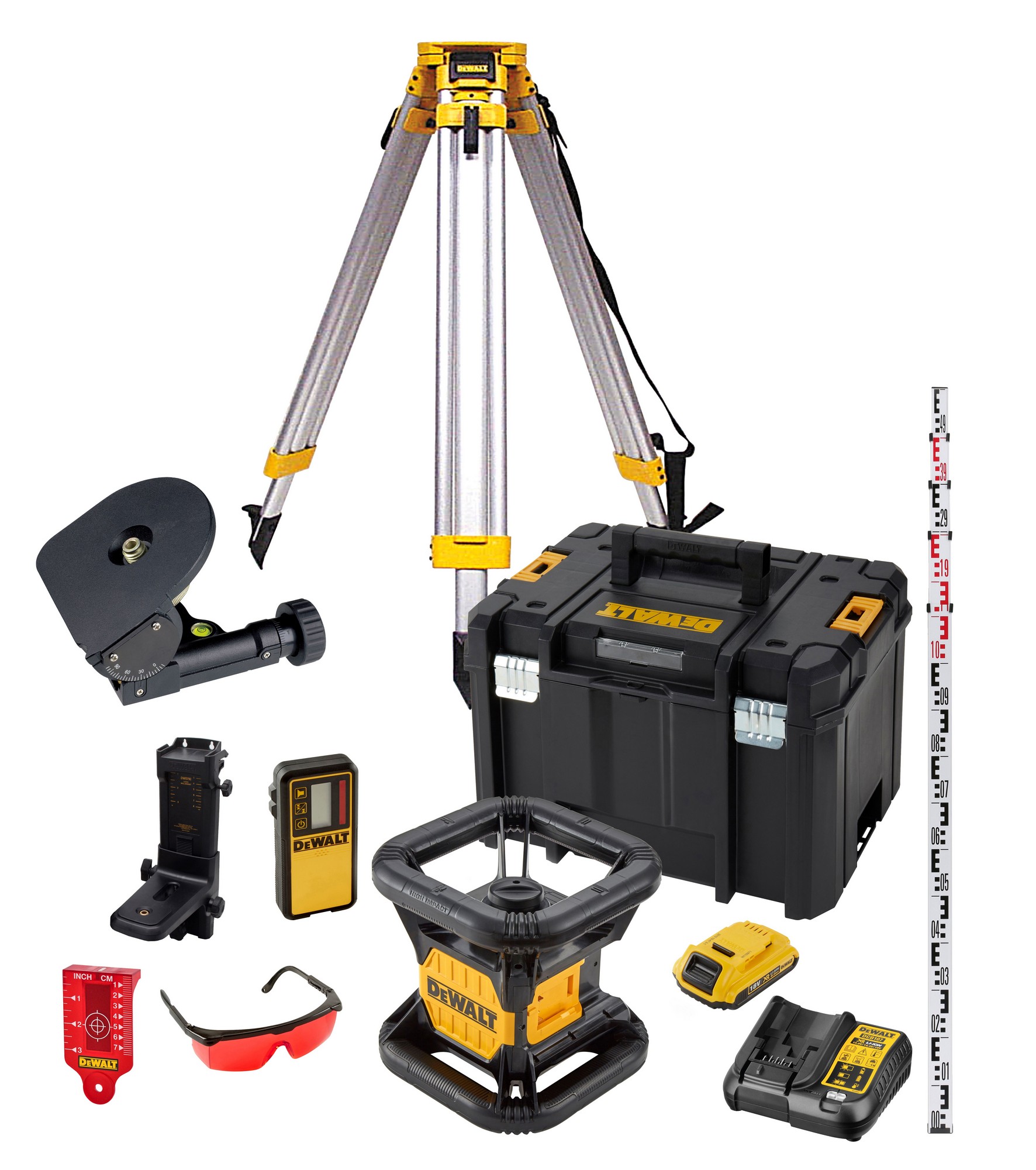 Sada laser rotační AKU DeWALT DCK374D1R DEWALT